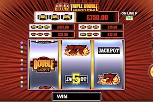 Blazing 777 Triple Double Jackpot Wild
